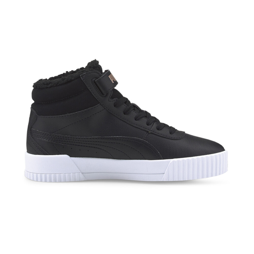 фото Детские кеды carina fur mid youth trainers puma