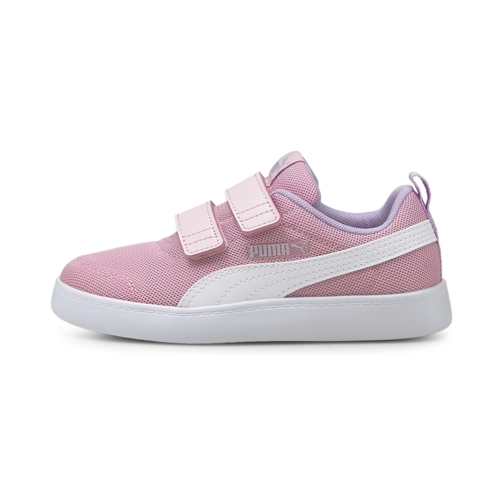 фото Детские кеды courtflex v2 mesh kids' trainers puma