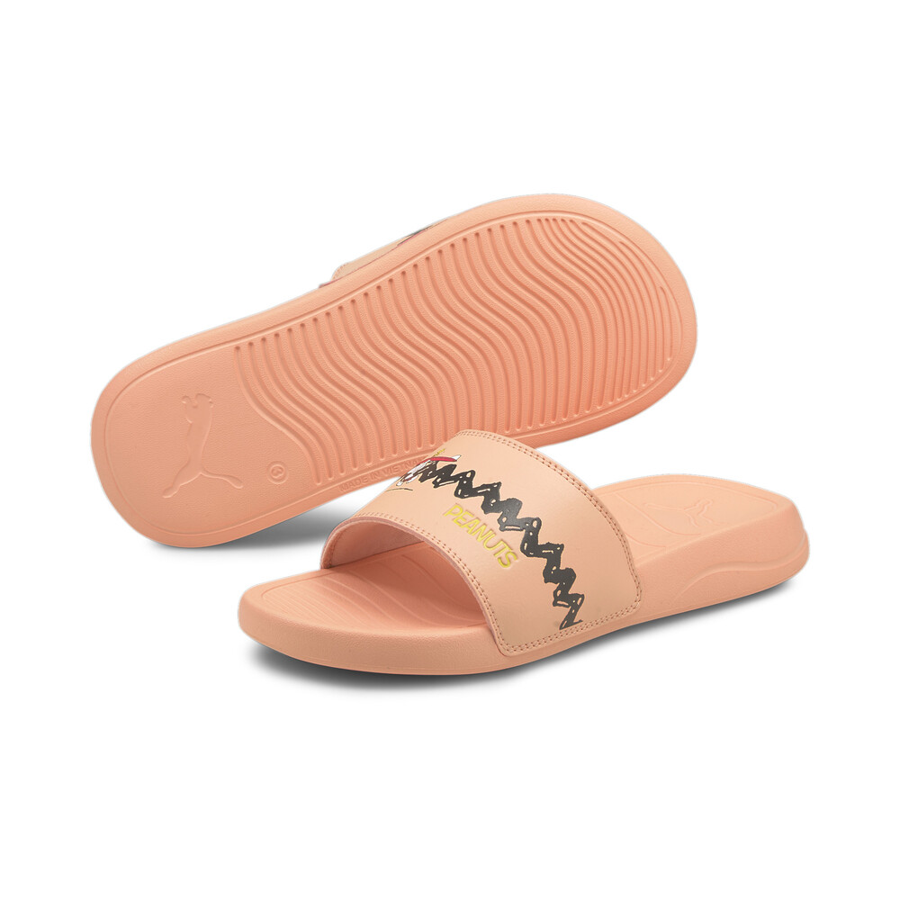 фото Детские шлепанцы puma x peanuts popcat 20 youth sandals
