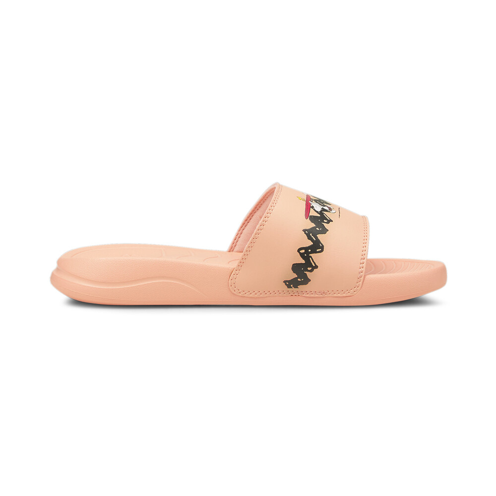 фото Детские шлепанцы puma x peanuts popcat 20 youth sandals