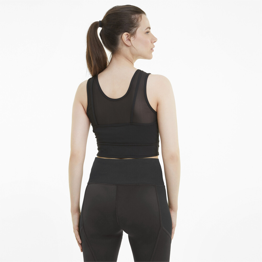 фото Топ studio layered women's training crop top puma