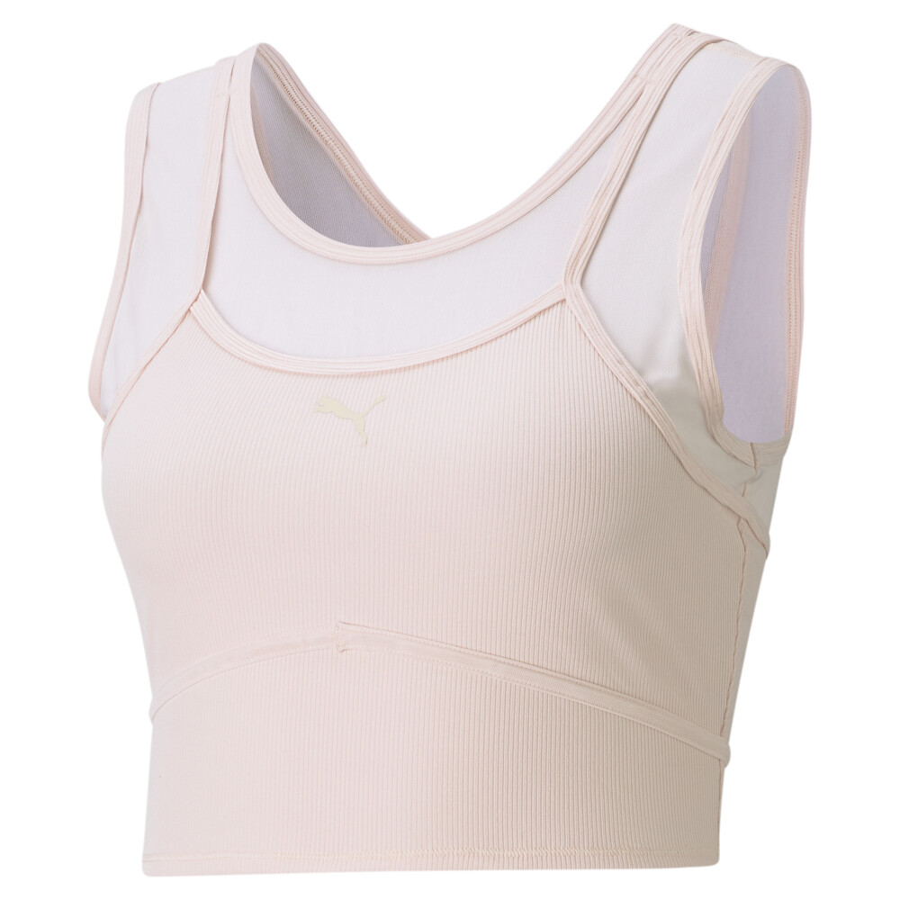 фото Топ studio layered women's training crop top puma