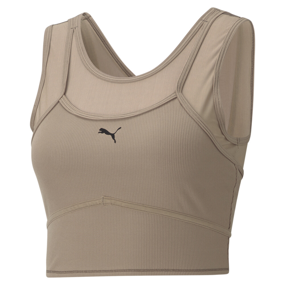 фото Топ studio layered women's training crop top puma
