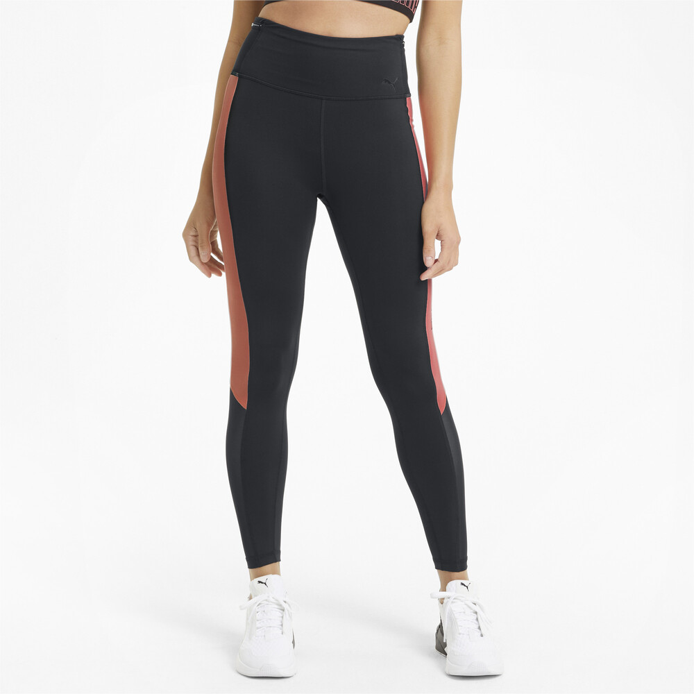 фото Леггинсы logo block 7/8 women's training leggings puma