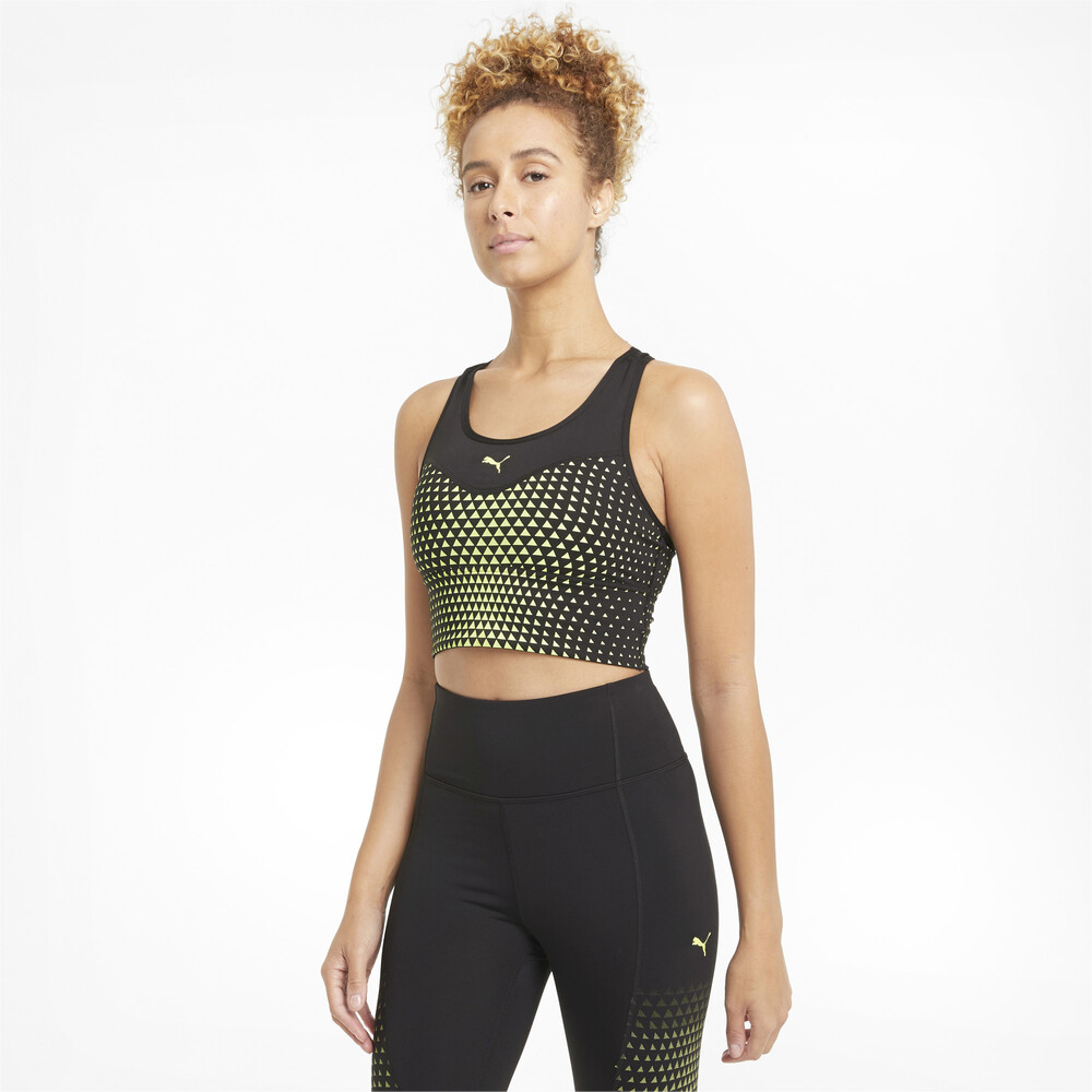 фото Бра mid graphic long line women's training bra puma