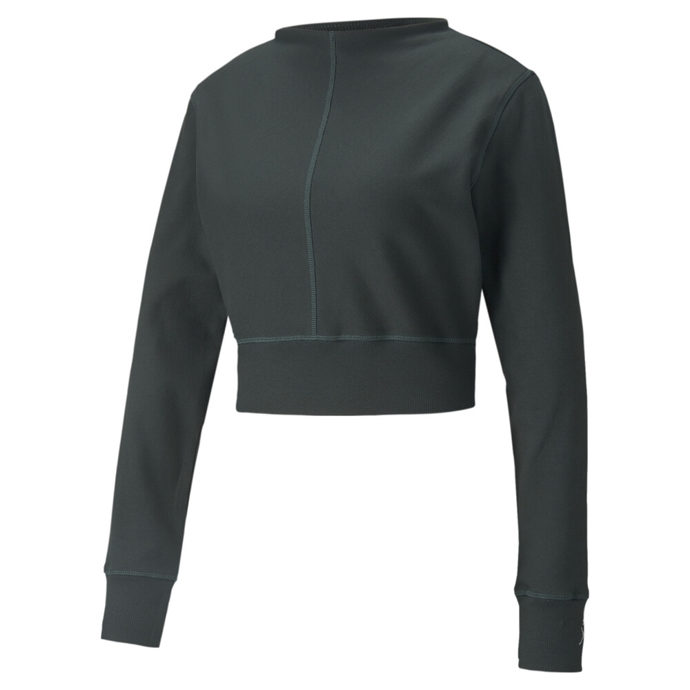 фото Футболка с длинным рукавом exhale mock neck ribbed long sleeve women's training tee puma