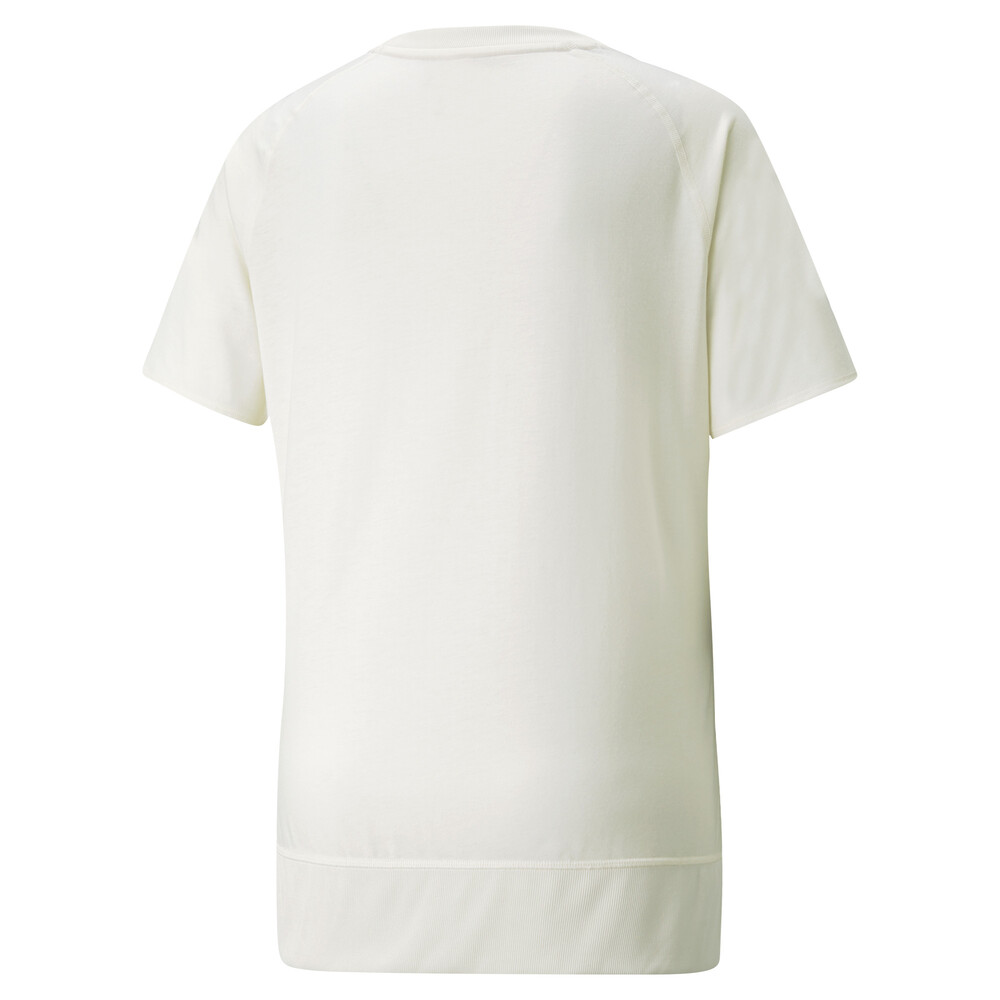 фото Футболка studio relaxed ribbed trim women's training tee puma