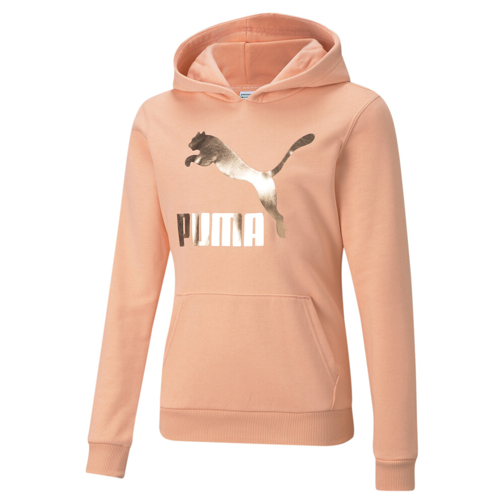 фото Детская толстовка classics logo youth hoodie puma