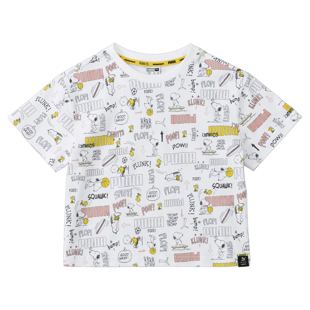 фото Детская футболка puma x peanuts printed kids' tee