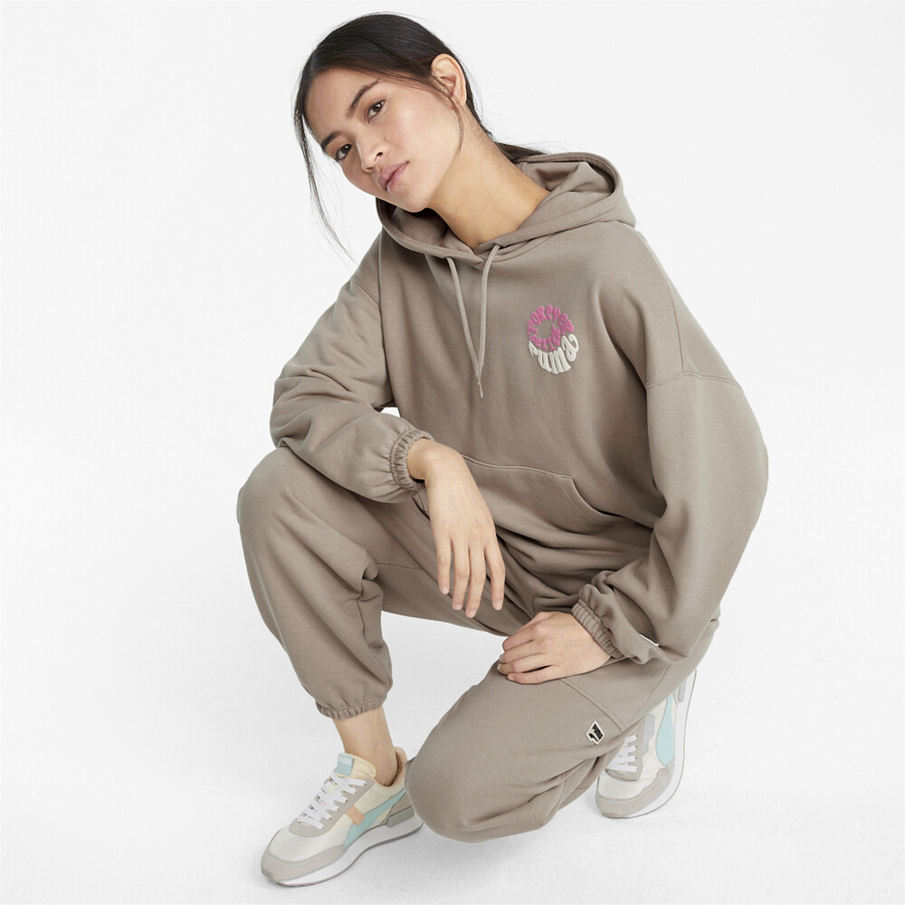 фото Толстовка downtown graphic women's hoodie puma