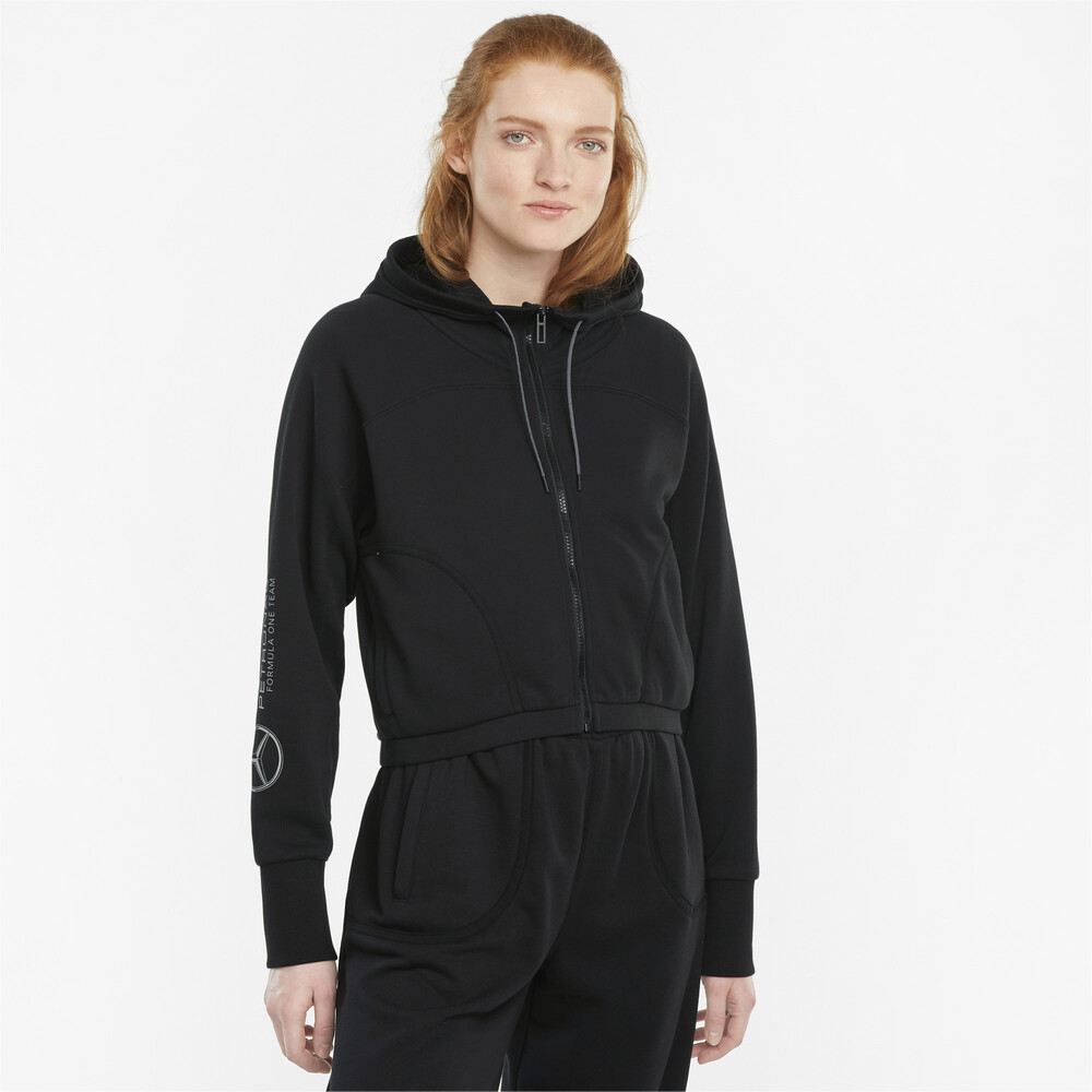 фото Толстовка mercedes f1 hooded women's sweat jacket puma