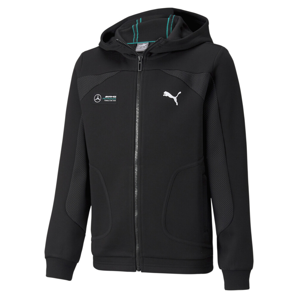 фото Детская толстовка mercedes f1 hooded youth sweat jacket puma