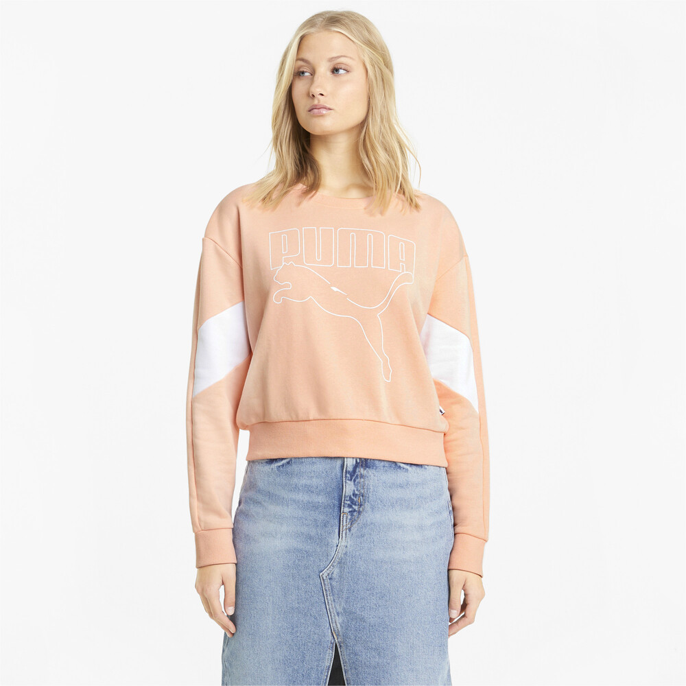 фото Толстовка rebel crew neck women's sweater puma