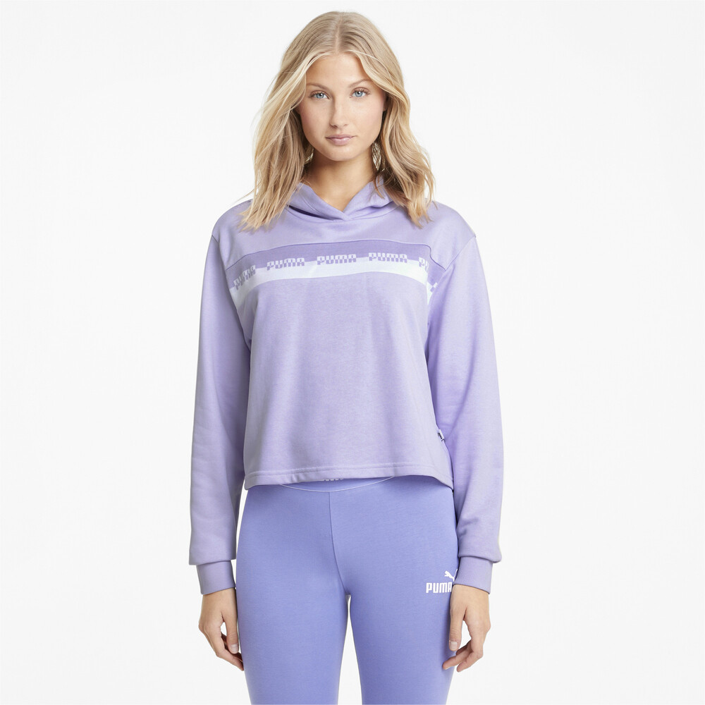 фото Толстовка amplified cropped women's hoodie puma