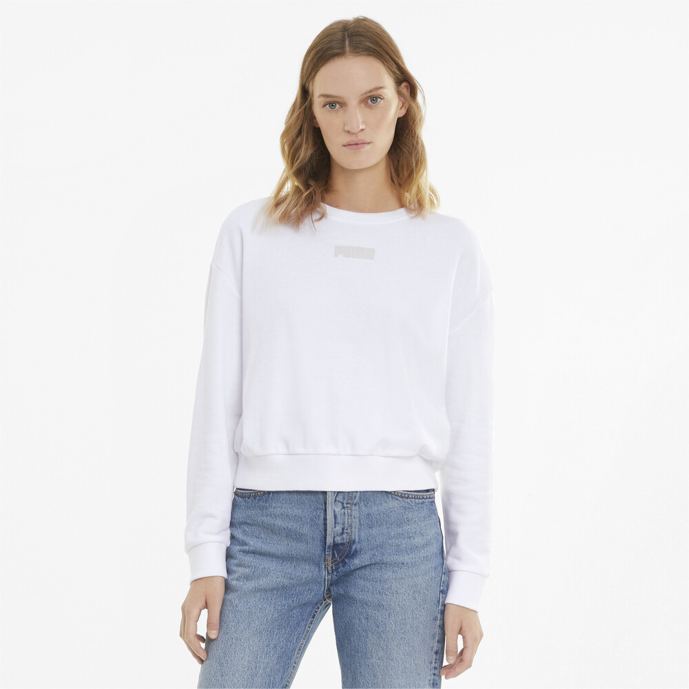 фото Толстовка modern basics crew neck women's sweatshirt puma