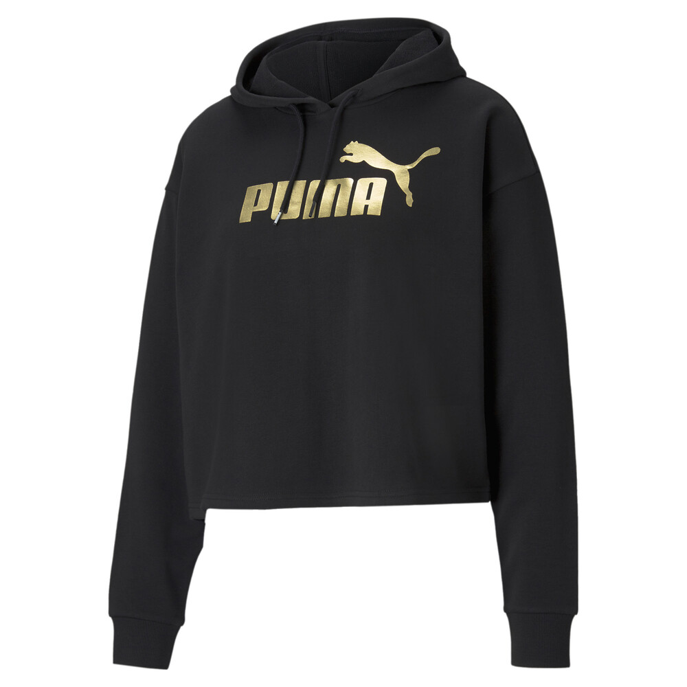 фото Толстовка essentials+ cropped metallic women's hoodie puma