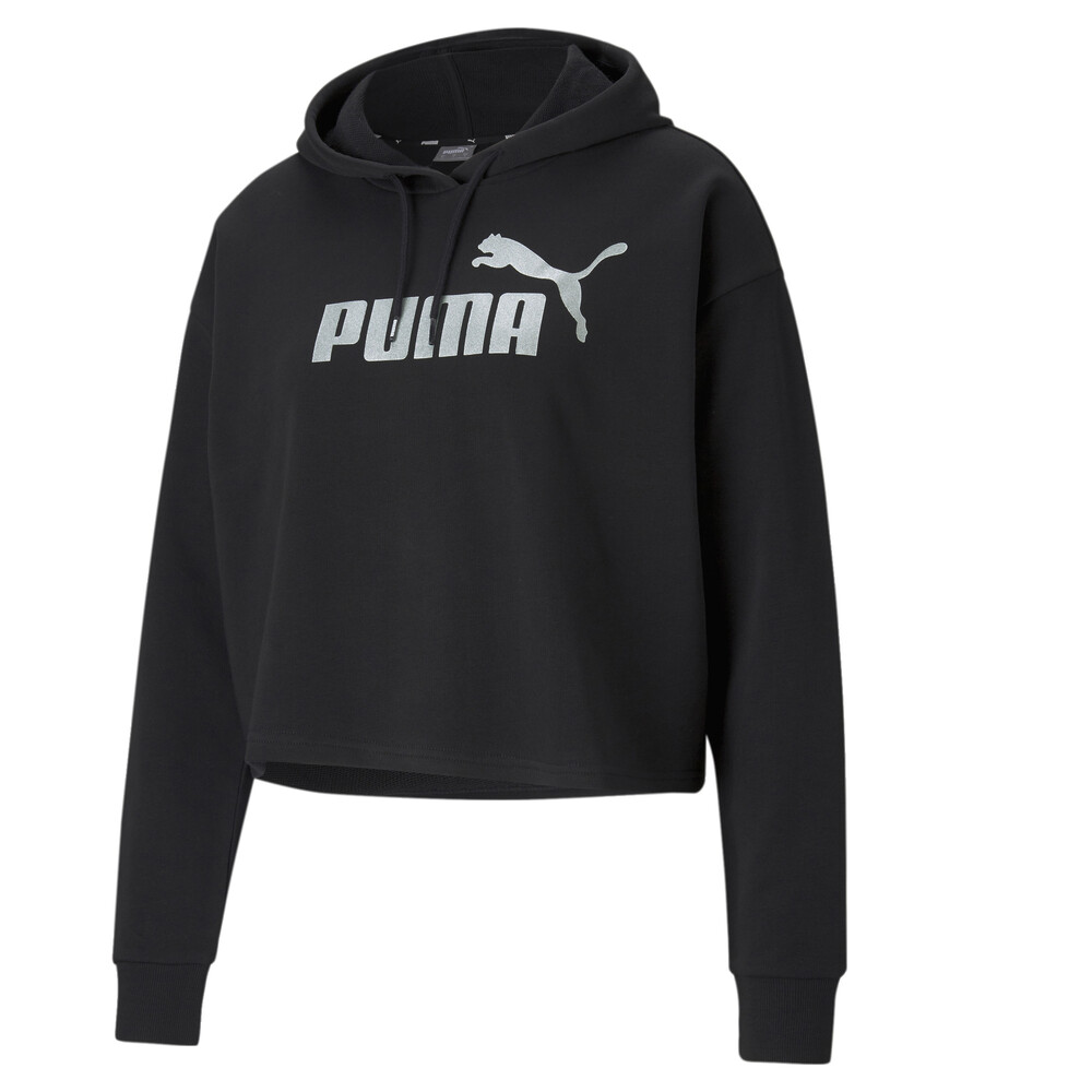 фото Толстовка essentials+ cropped metallic women's hoodie puma