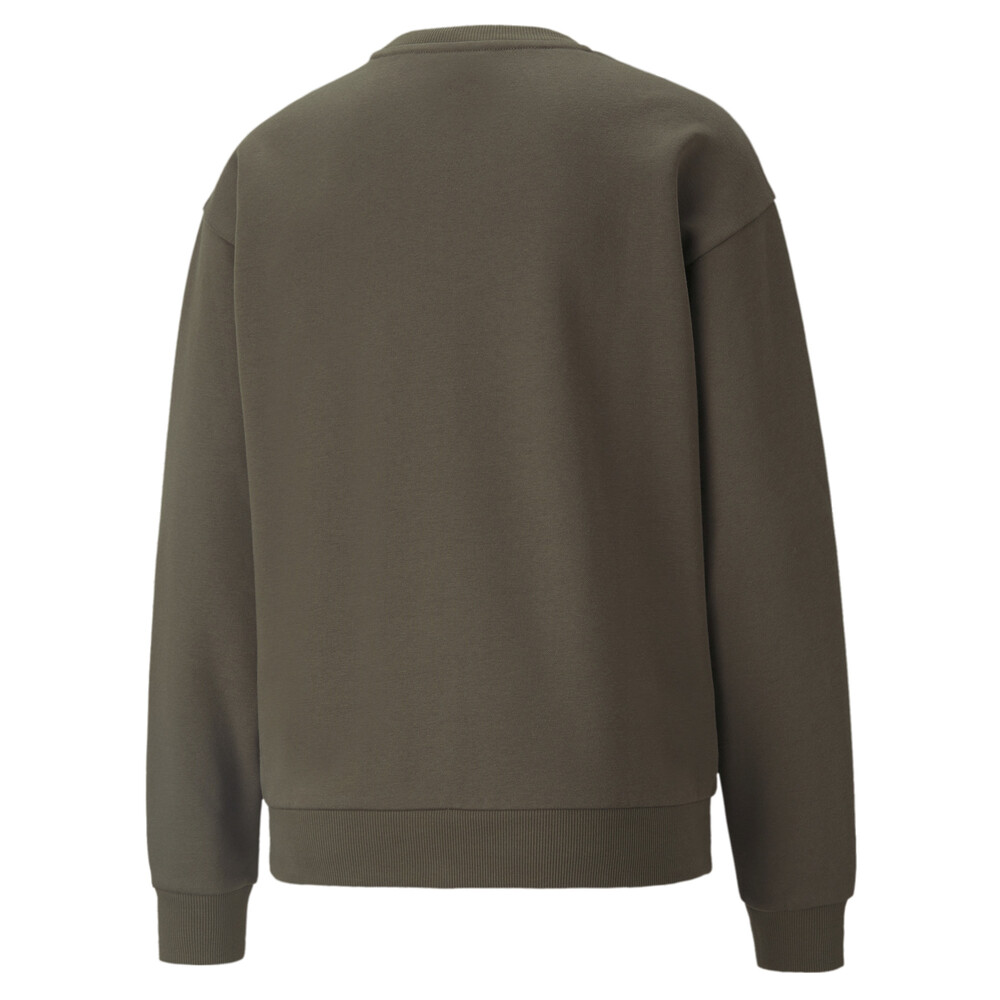 фото Толстовка essentials+ metallic logo crew neck women's sweatshirt puma