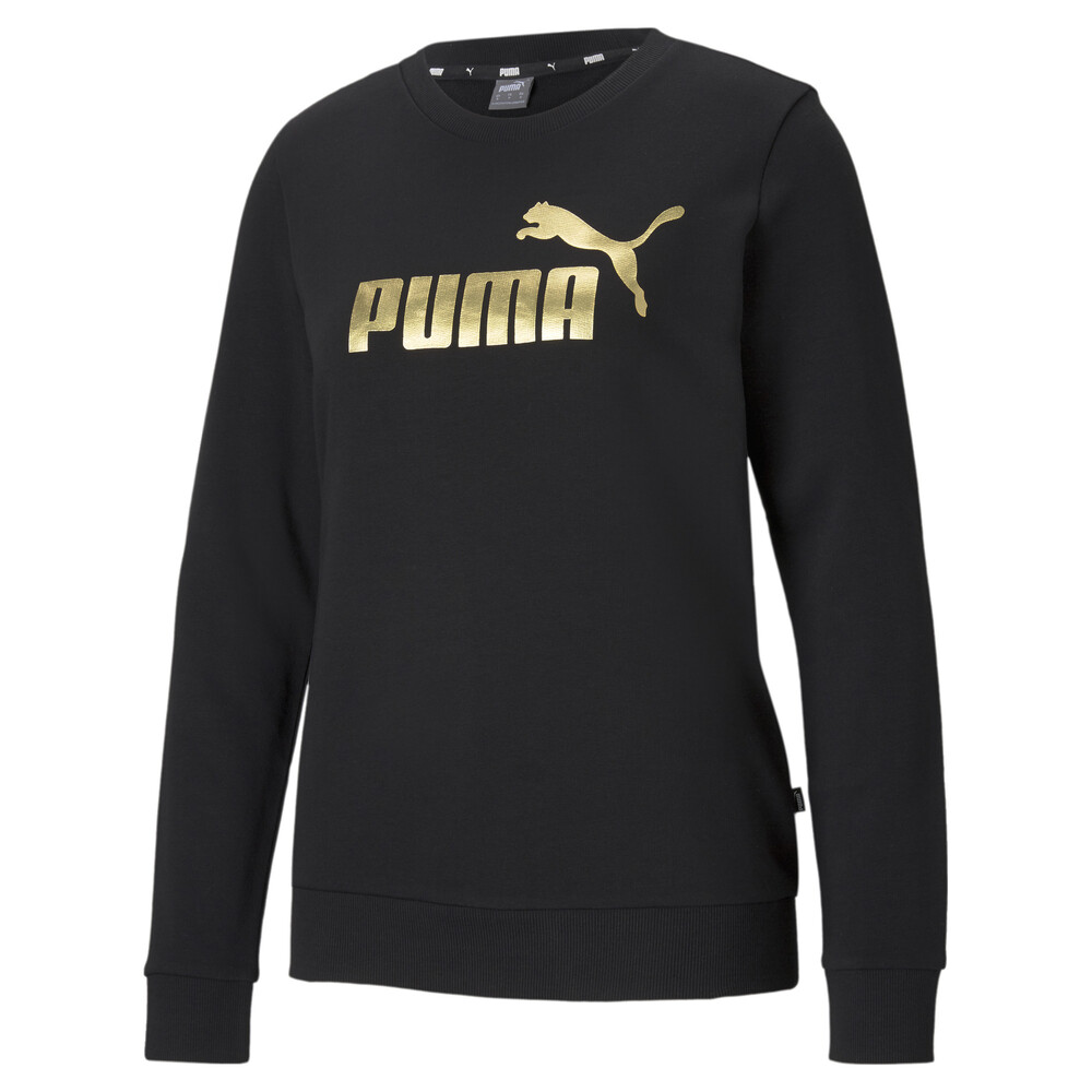 фото Толстовка essentials+ metallic logo crew neck women's sweater puma