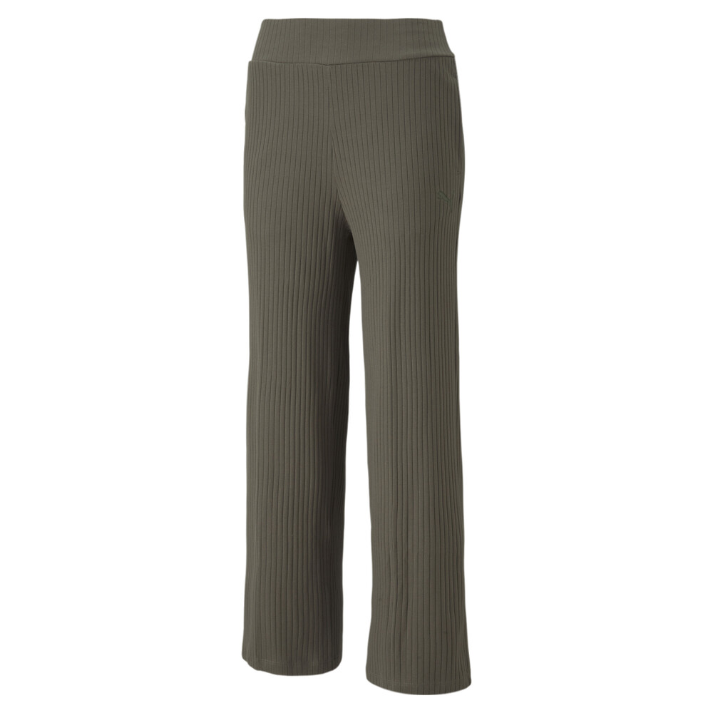 фото Штаны her ribbed wide women's pants puma