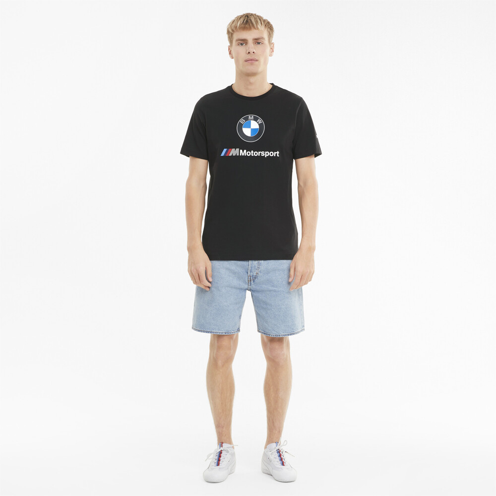 фото Футболка bmw m motorsport essentials logo men's tee puma
