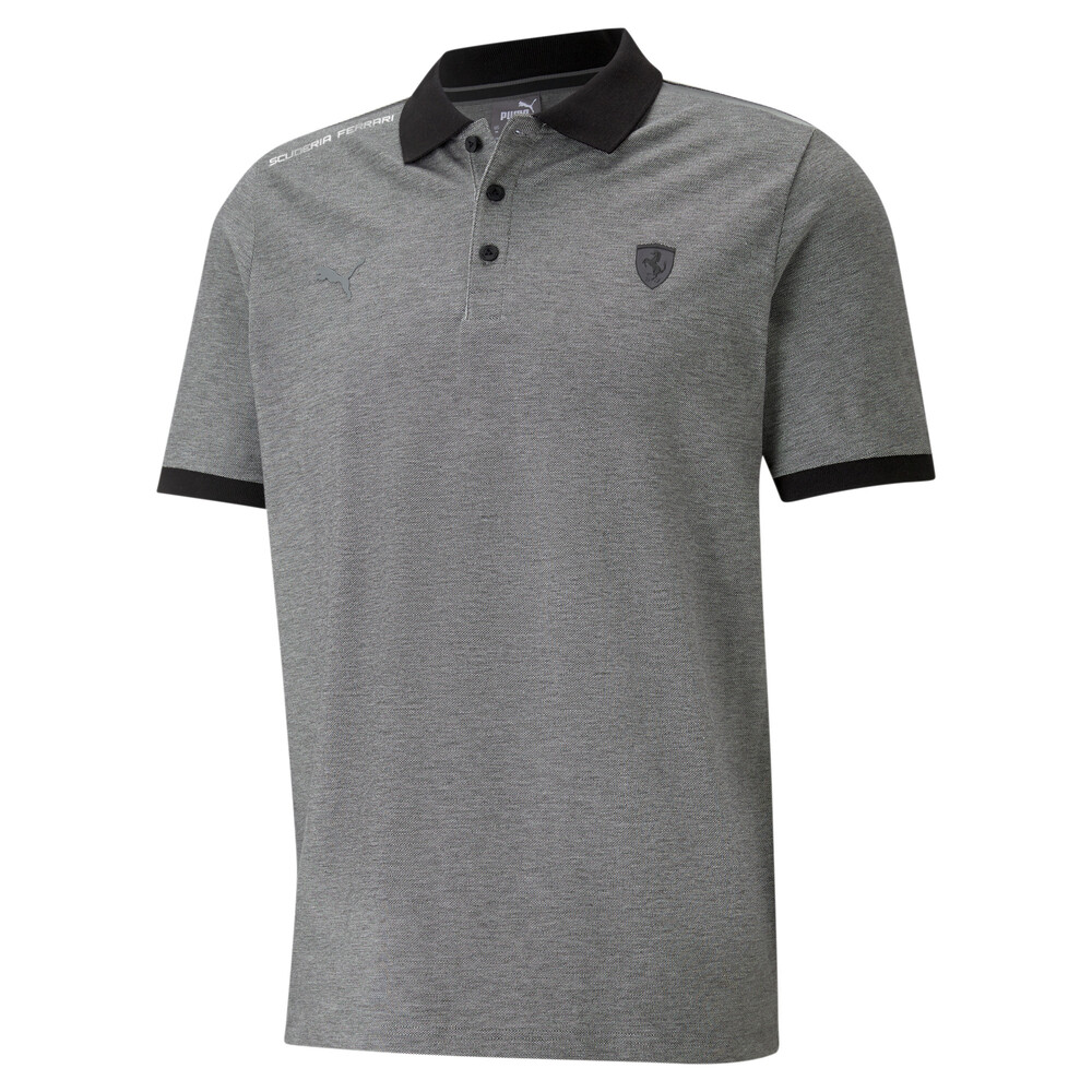 фото Поло scuderia ferrari style two-tone men's polo shirt puma