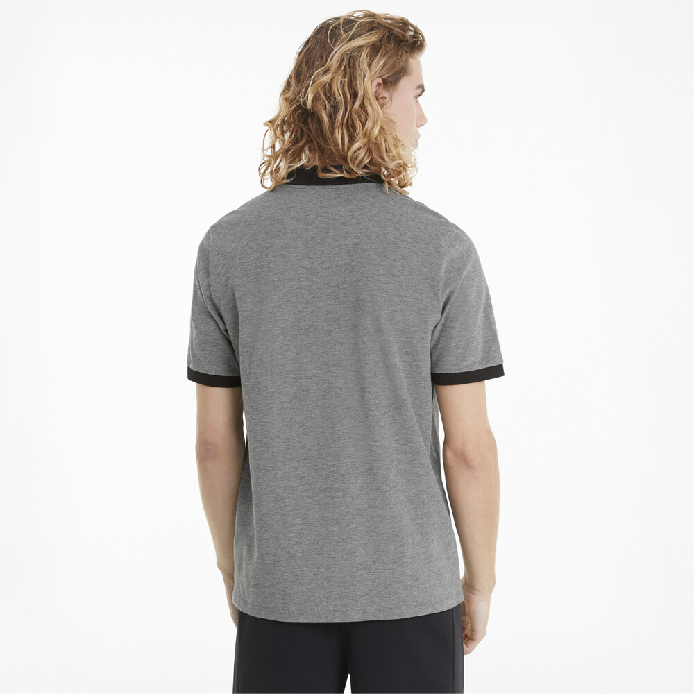 фото Поло scuderia ferrari style two-tone men's polo shirt puma