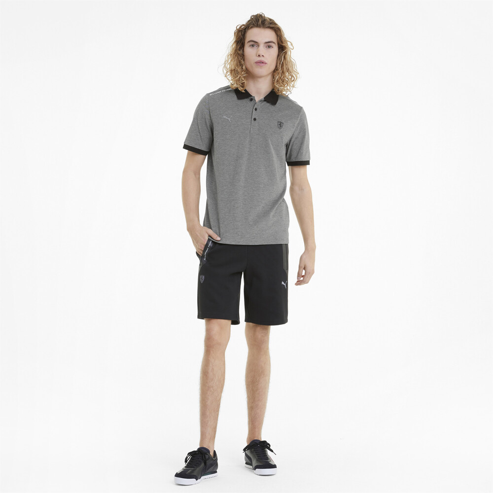 фото Поло scuderia ferrari style two-tone men's polo shirt puma