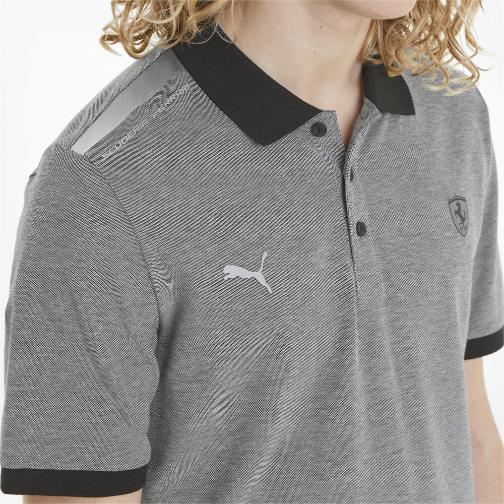 фото Поло scuderia ferrari style two-tone men's polo shirt puma