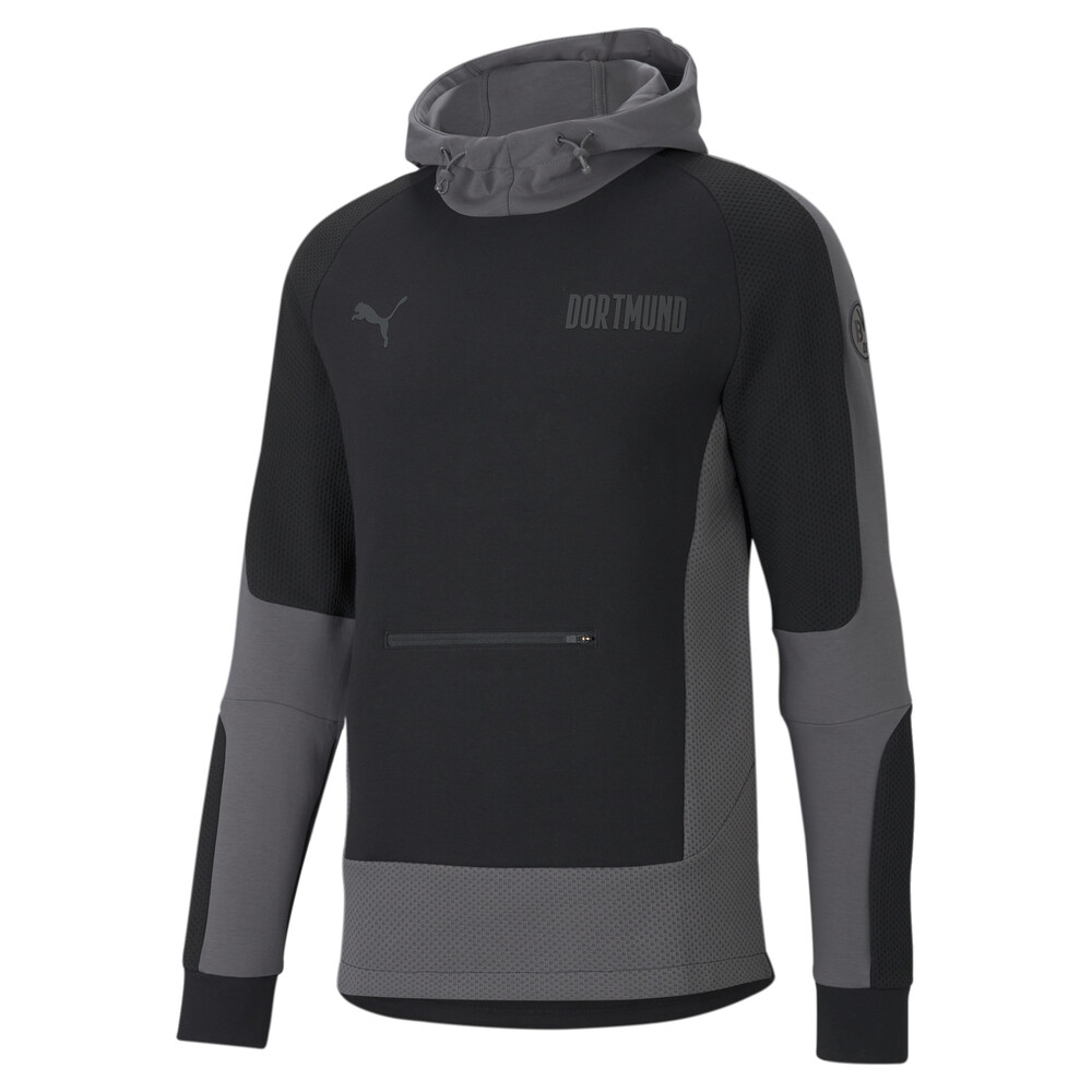 фото Толстовка bvb evostripe men's football hoodie puma