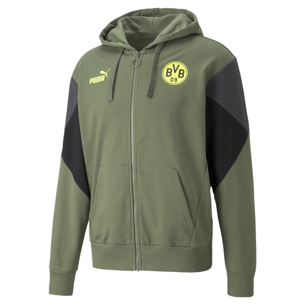 фото Толстовка bvb ftblculture full-zip men's football hoodie puma