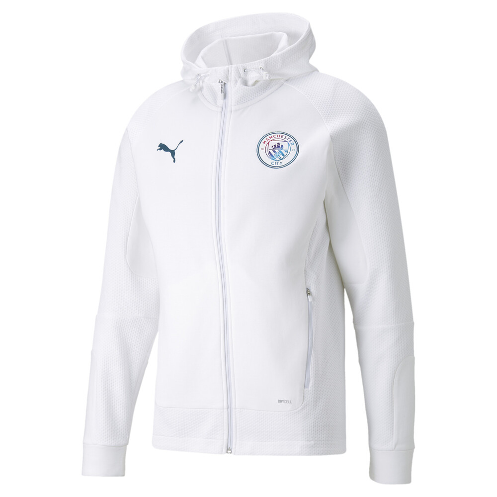 фото Толстовка man city casuals men's football hooded jacket puma