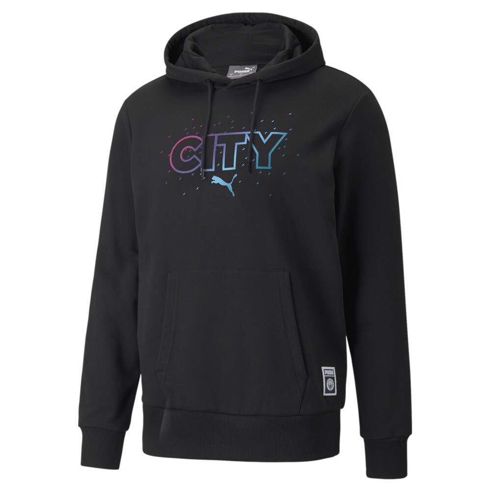 фото Толстовка man city ftblcore men's football hoodie puma