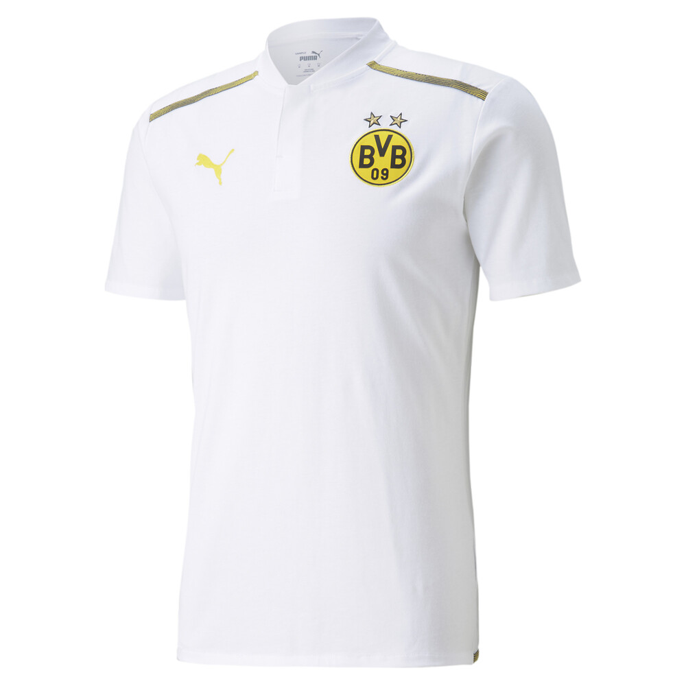 фото Поло bvb casuals men's football polo shirt puma