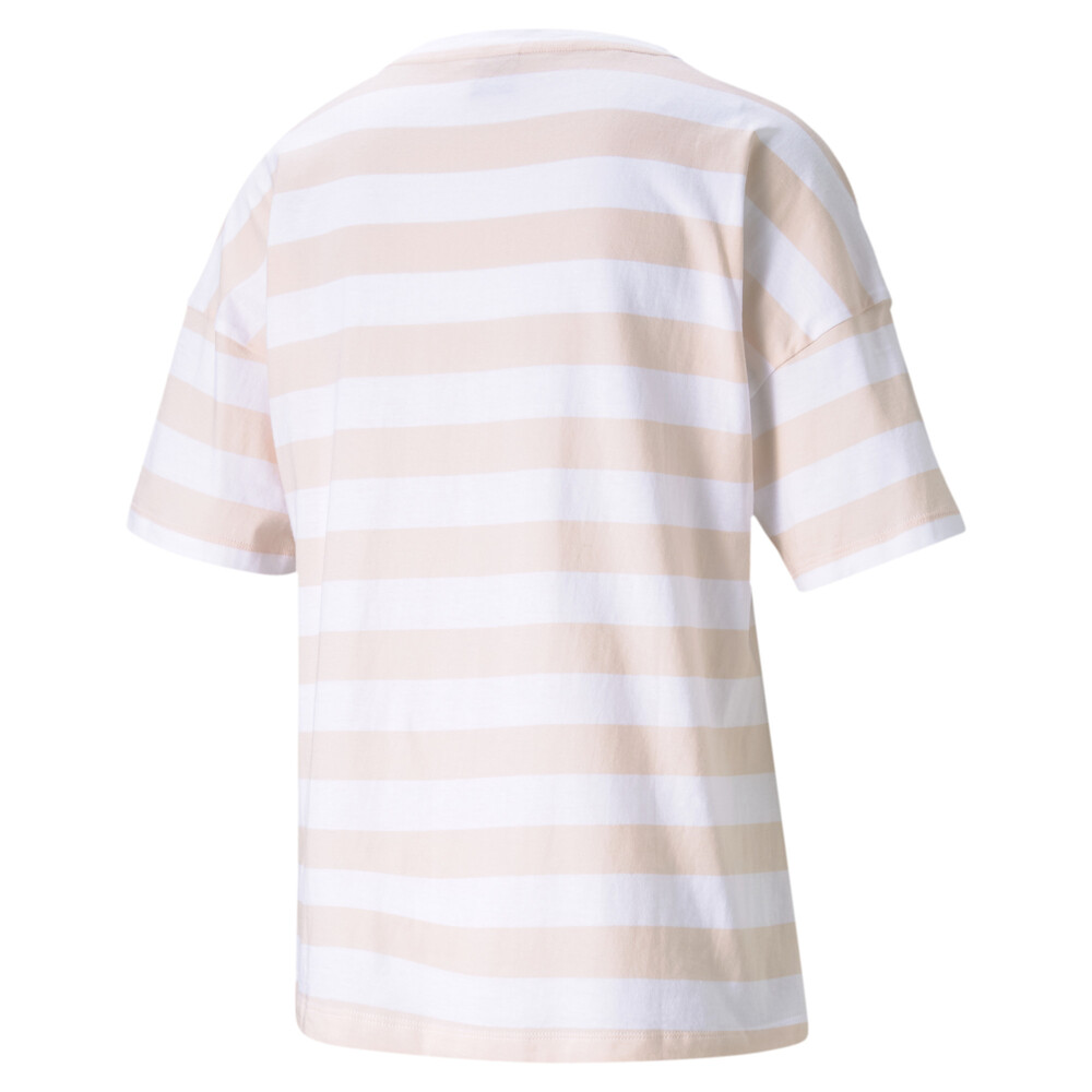 фото Футболка summer stripes printed women's tee puma