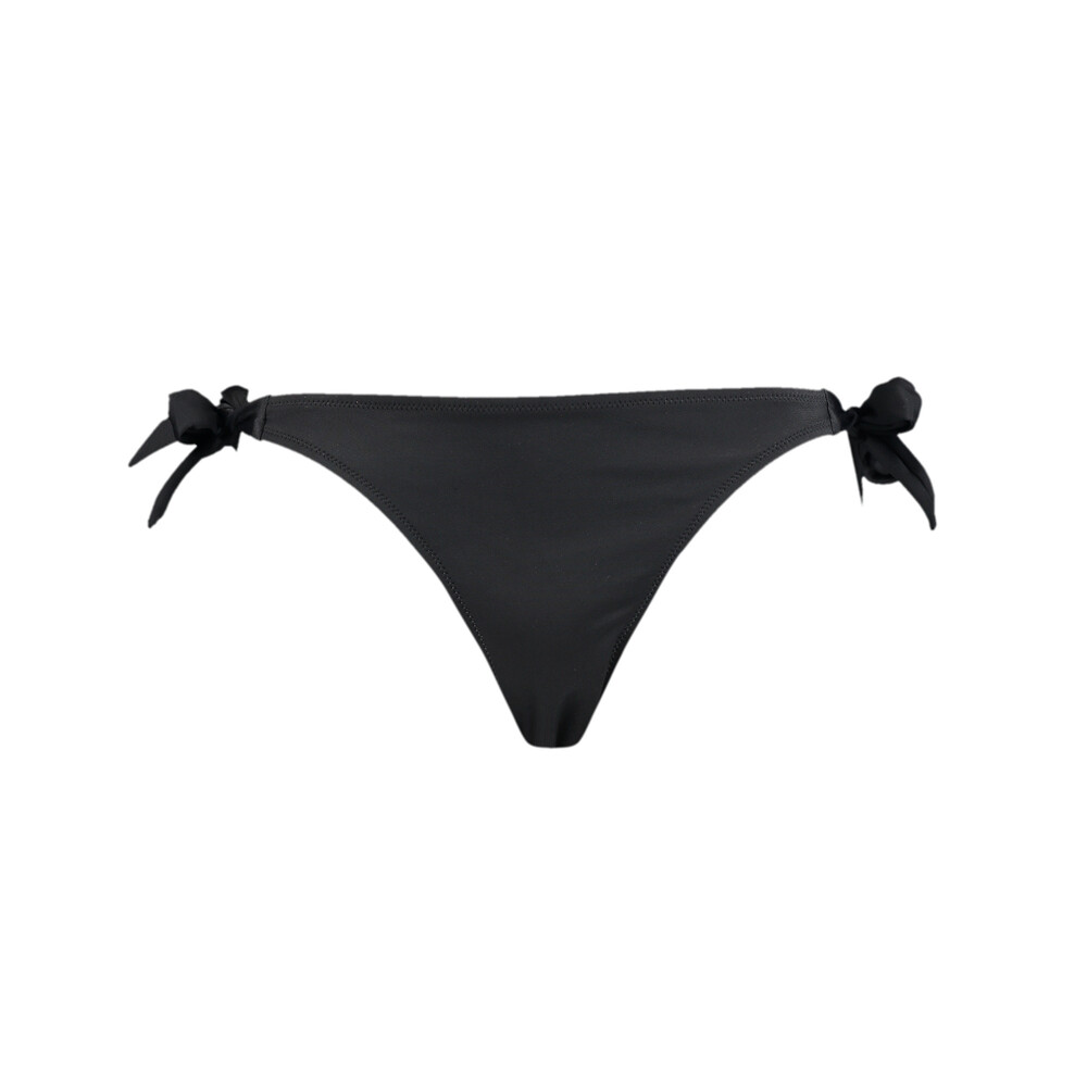 Puma Swim Women Side Strap Bikini Bottom Black Puma