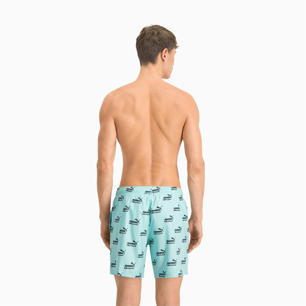 фото Шорты для плавания swim men's no. 1 logo all-over-print mid shorts puma