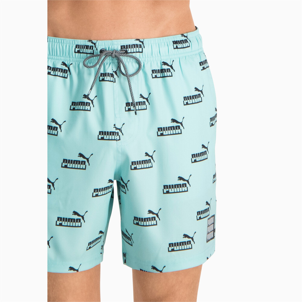 фото Шорты для плавания swim men's no. 1 logo all-over-print mid shorts puma