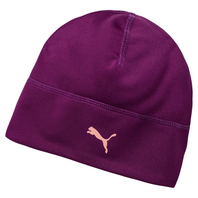 

PUMA Running Heather Beanie, Purple