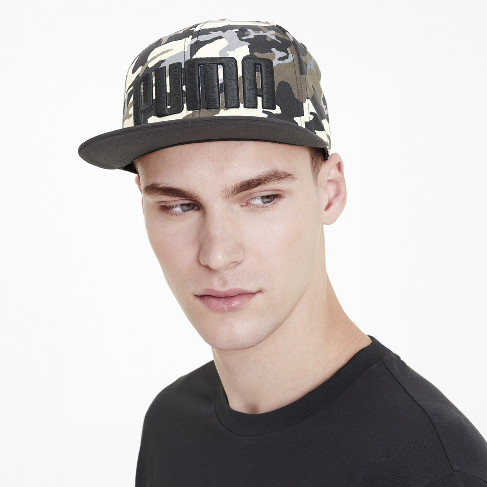 

PUMA - Кепка PUMA Flatbrim Cap – Puma Black-Pebble-AOP –, Черный