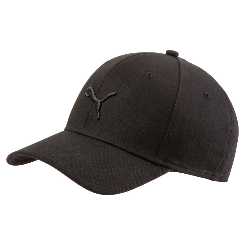 PUMA Stretchfit Baseball Cat Logo Unisex Cap in Black size S/M