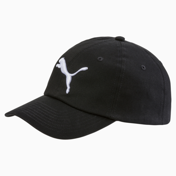 Essentials Woven Cap Kids, Puma Black-Big Cat, large-ZAF