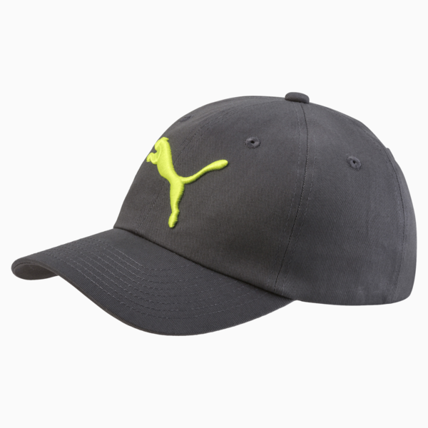Essentials Woven Cap Kids, QUIET SHADE-P.Cat Fizzy Yellow, large-ZAF