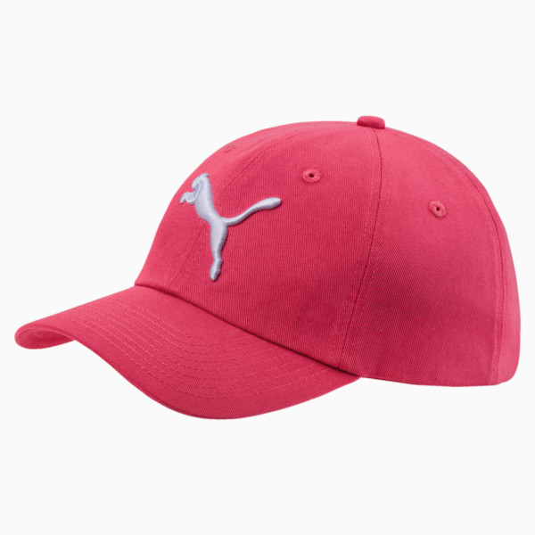 Essentials Woven Cap Kids, Paradise Pink-P.Cat white, large-ZAF