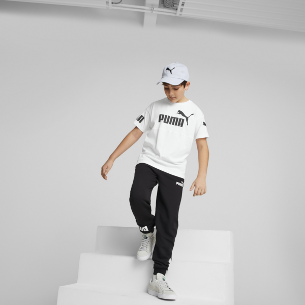 Essentials Woven Cap Kids, Platinum Gray, large-ZAF