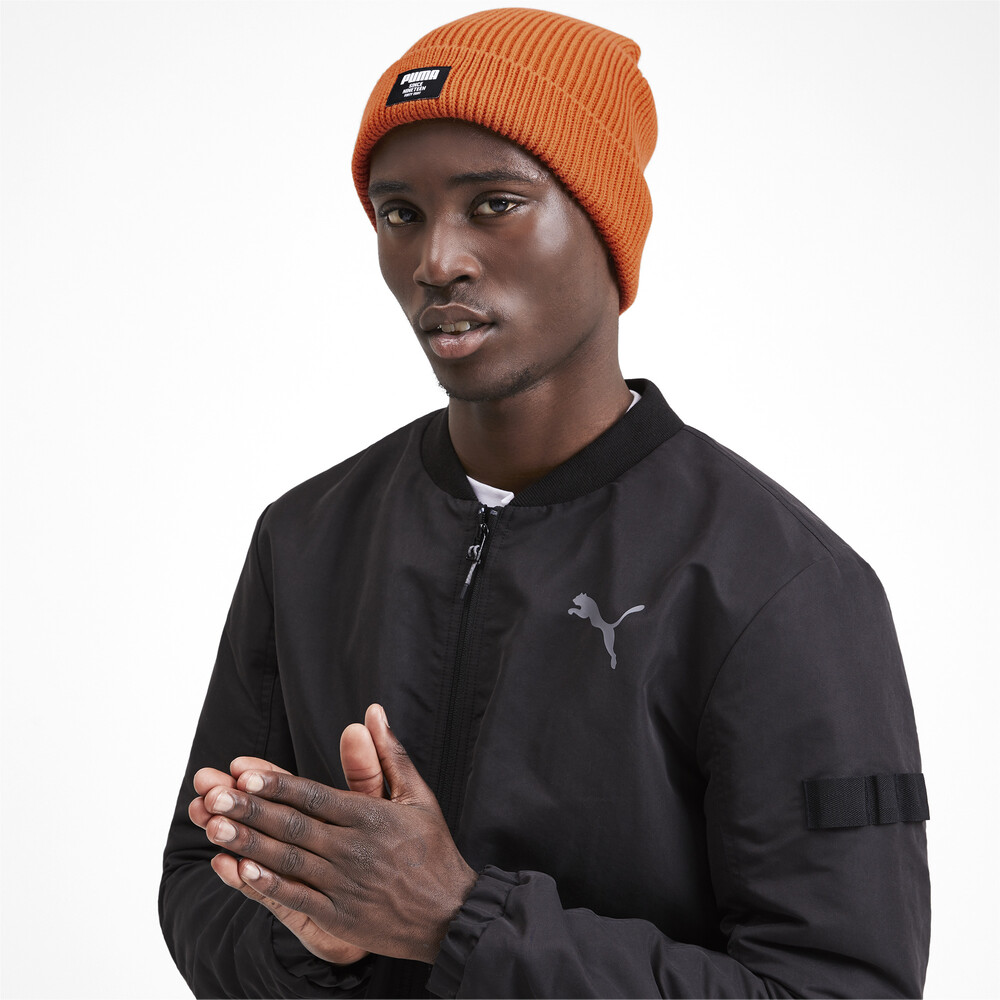 

PUMA - male - Шапка Ribbed Сlassic Beanie – Jaffa Orange –, Оранжевый