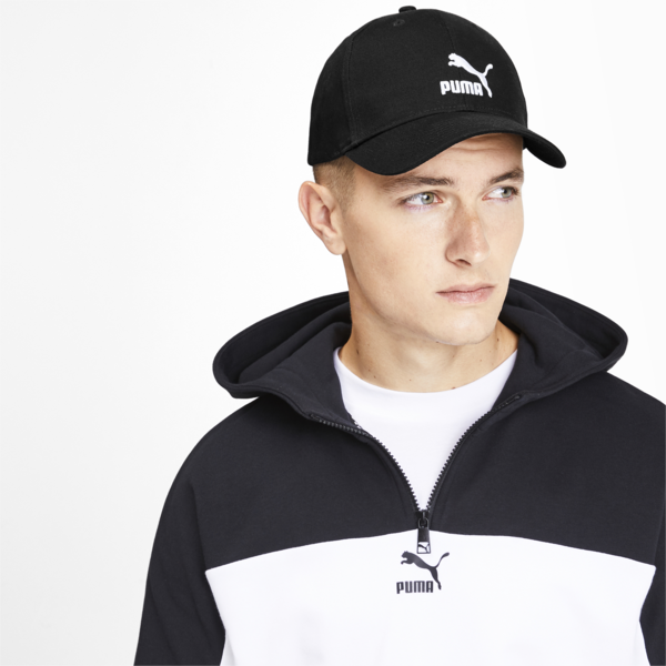 Archive Logo Baseball Cap, Puma Black, large-ZAF