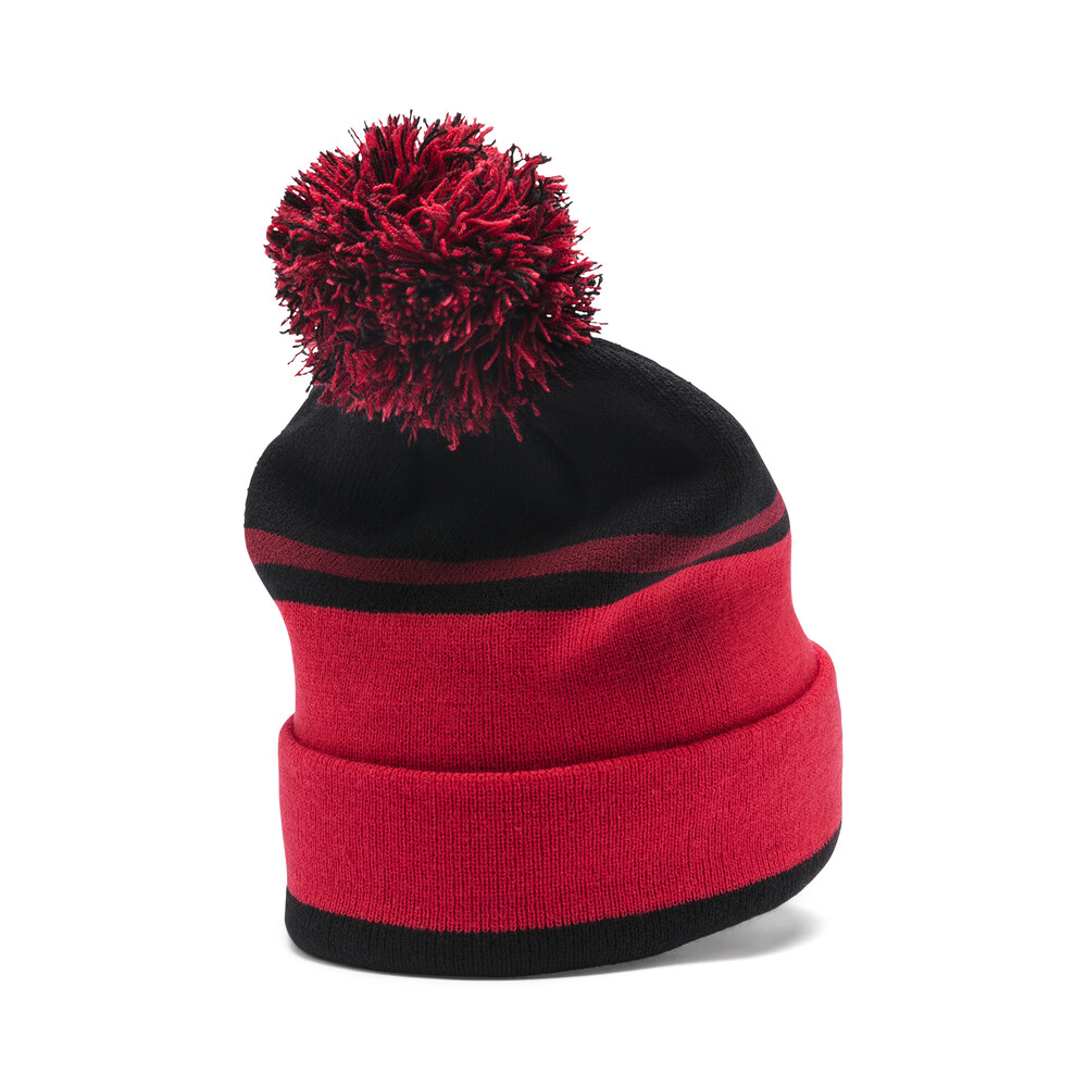 

PUMA - Шапка Check Pom Pom Beanie – Puma Black-Ribbon Red –, Черный