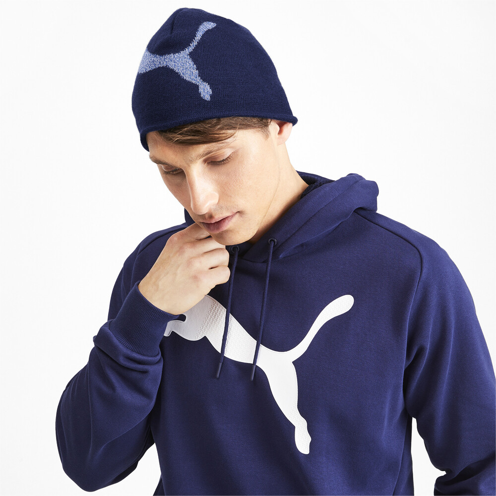 

PUMA - Шапка Ess Logo Beanie – Peacoat-Big Cat –, Синий