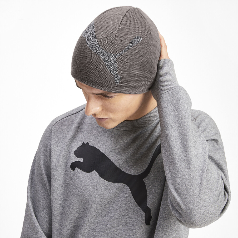 

PUMA - Шапка Ess Logo Beanie – CASTLEROCK-Big Cat –, Серый